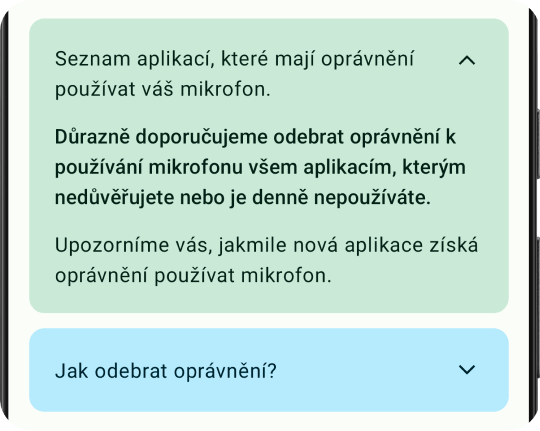 Funkce hlídače a ochránce mikrofonu