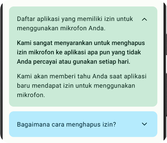 Fitur penjaga dan pelindung mikrofon