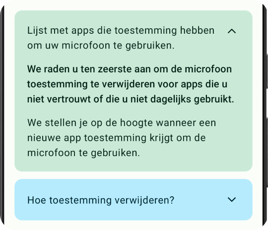 Microfoonbewaker en beschermer functie